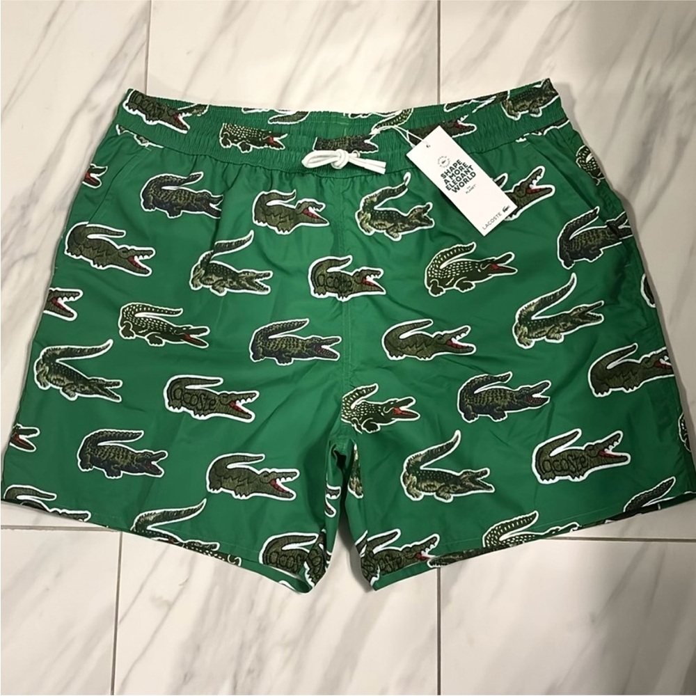 Men’s Lacoste All Over Croc Swim Shorts